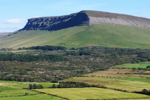 Benbulben mountain with land for let in front